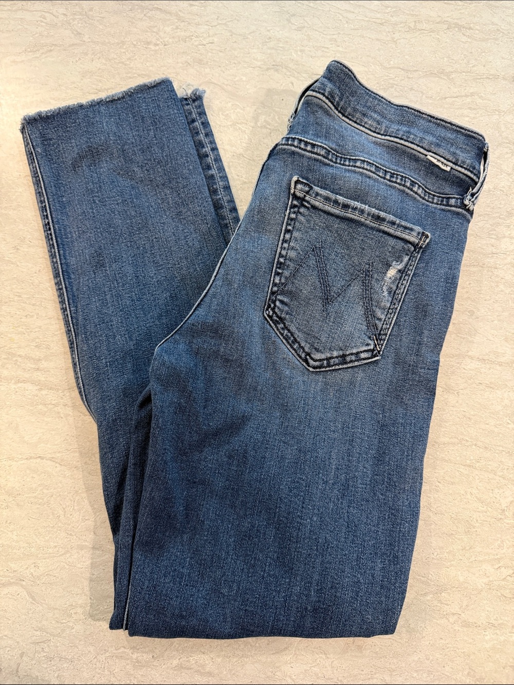 MOTHER Women's Slim Indigo Skinny Jeans